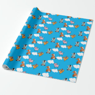 Schattigee schuur Yard Animals Cadeauverpakking Cadeaupapier