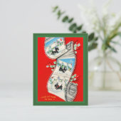 Schattigee  Scottie Dogs Feestdagenkaart (Staand voorkant)