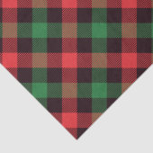 Schattigee Scottie Kleurrijke Plaid Tissuepapier (Detail)