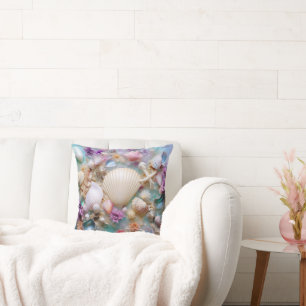 Schattigee Seashell Pattern Beach House stijl Kussen