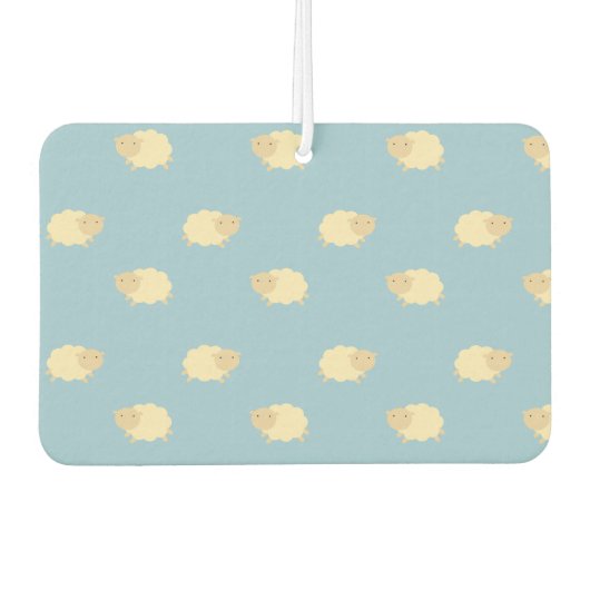 Schattigee Sheep Pattern Car luchtverfrisser (Voorkant)