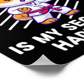 Schattigee Shi Inu Karate is mijn geheim voor Happ Poster (Hoek)