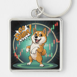 Schattigee Shiba Inu Dog Sleutelhanger