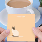 Schattigee Siamese Kat Sinaasappel Post Het Notiti Post-it® Notes