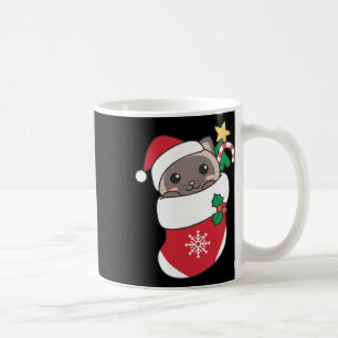 Schattigee Siamese katten in kerstkousen voor Chri Koffiemok