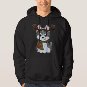 Schattigee Siberische Husky Dog Gifts Funny Christ Hoodie