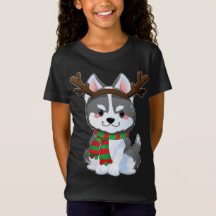 Schattigee Siberische Husky Dog Gifts Funny Christ T-shirt
