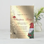 Schattigee Sinterklaas, Glas, Zakelijk Kerstfeest Kaart (Staand voorkant)