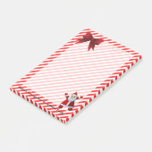 Schattigee Sinterklaas te doen lijst voor kerststr Post-it® Notes (Schuin)