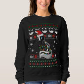 Schattigee Skunk Lelijke Sweater Kerst Licht Pyjam (Voorkant)