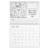 Schattigee Slak Grote 2026 Kleuren Kalender (Mar 2026)