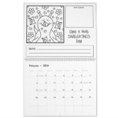 Schattigee Slak Grote 2026 Kleuren Kalender (Feb 2026)