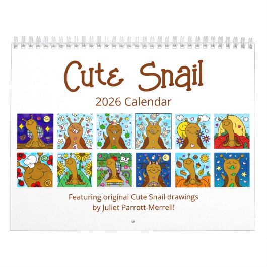 Schattigee slak Medium 2026 Kalender (Hoes)