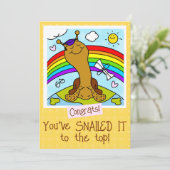 Schattigee slak sloeg het naar het bovenste Afstud Kaart (Staand voorkant)