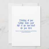 Schattigee slakken kruisen regenboog log Herfst Kaart (Achterkant)