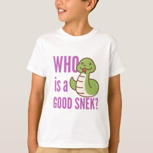 Schattigee slang Kinder Shirt - "Wie is een goede 