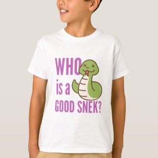 Schattigee slang Kinder Shirt - "Wie is een goede 