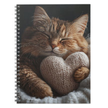 SCHATTIGEE SLAPENDE TABBY KAT MET HARTKUSSEN