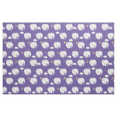 Schattigee slaperige baby-olifanten op sterrenacht stof (Fat Quarter)