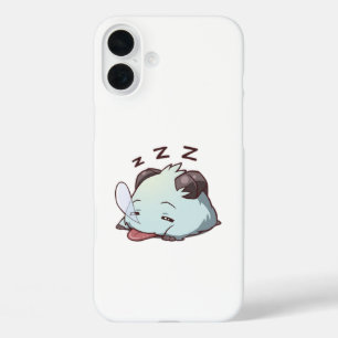 Schattigee Sleeping Poro League of Legends Animal iPhone 16 Plus Hoesje