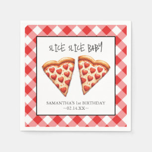 Schattigee Slice Baby Pizza Party Servetten