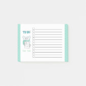 Schattigee Smart Hamster Blue To-Do Notes (Voorkant)