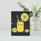 Schattigee Smile Lemonade Briefkaart (Staand voorkant)