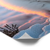 Schattigee sneeuw Kittens Poster (Hoek)