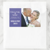 Schattigee sneeuwvlok Paarse dank u Stickers (Tas)