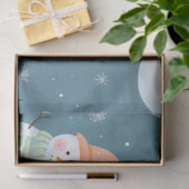 Schattigee Sneeuwvlokken Groene Kerst Tissuepapier (Geschenk)