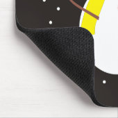 Schattigee Snowman Custom Mousepad Muismat (Hoek)