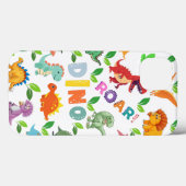 Schattigee soorten dinosaurussen naadloos Case-Mate iPhone case (Achterkant (horizontaal))