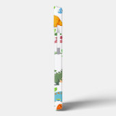 Schattigee soorten dinosaurussen naadloos Case-Mate iPhone case (Achterkant / Links)