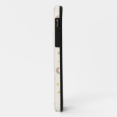 Schattigee Space Sun Moon en Sterren op crème Case-Mate iPhone Case (Achterkant/links)