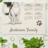 Schattigee Spaniel Hond 2026 Theedoek Kalender (Gevouwen)