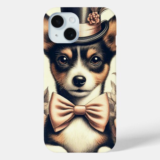 Schattigee Speelgoed Fox Terrier Case-Mate iPhone Case (Achterkant)