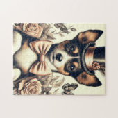 Schattigee  Speelgoed Fox Terrier Legpuzzel (Horizontaal)