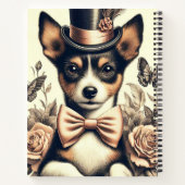 Schattigee  Speelgoed Fox Terrier Notitieboek (Achterkant)