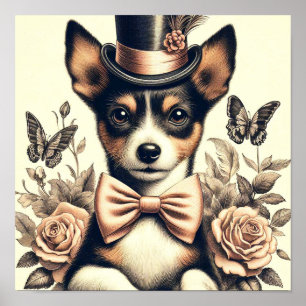 Schattigee Speelgoed Fox Terrier Poster