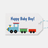 Schattigee Speelgoed Train Gift Labels Cadeaulabel (Voorkant (Horizontaal))