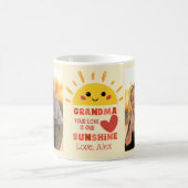 Schattigee speelse gele liefde oma koffiemok (Center)