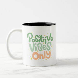 Schattigee speelse positief vibes alleen Mok