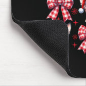 Schattigee Sphynx Cat Red Plaid Coquette Bow Chris Muismat (Hoek)