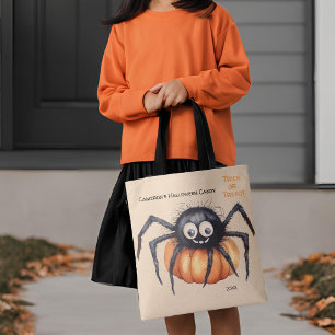 Schattigee Spider Halloween Snoep Trick or treat Draagtas