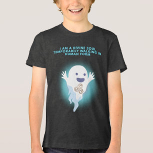 Schattigee Spirituele Geest - Divine Soul Quote De Tri-Blend Shirt