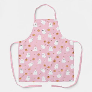 Schattigee Spook & Pompoen Roze Halloween Patroon Schort