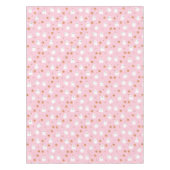 Schattigee Spook & Pompoen Roze Halloween Patroon Tafelkleed (Voorkant)