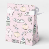 Schattigee spook, vleermuis & spin Halloween Bedankdoosjes (Achterkant)