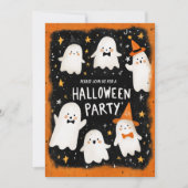 Schattigee Spook Vrienden Halloween Kaart (Voorkant)