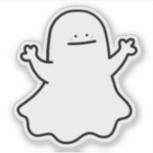 Schattigee spookdoedel sticker (Voorkant)